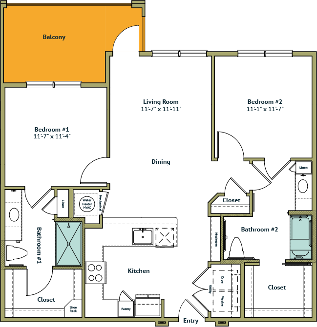 B2-ANSI floorplan